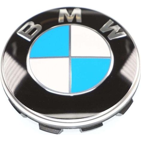 Convient pour le logo du moyeu de roue BMW, badge central de roue, cache-moyeu de roue rond 56 mm (1/3)