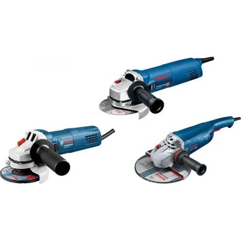 Meuleuse d'angle professionnelle Bosch GWS 22-230 J + GWS 1000 + GWS 750