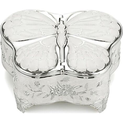 Boîte à bijoux rotative - Accessoire de boîte de rangement - Présentoir pour bagues, colliers, bracelets - 4 niveaux (bleu océan) (1/5)