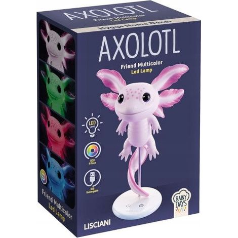 Lámpara Lisciani Rainy Days Axolotl 304-113590 1 unidad.