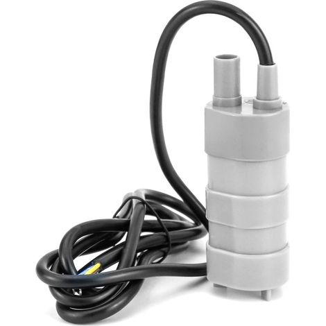 Pompe submersible 12V, débit 840 litres/heure, hauteur de refoulement maximale 5 mètres, pompe à eau miniature, convient aux camping-cars, étangs, aquariums, fontaines, etc.