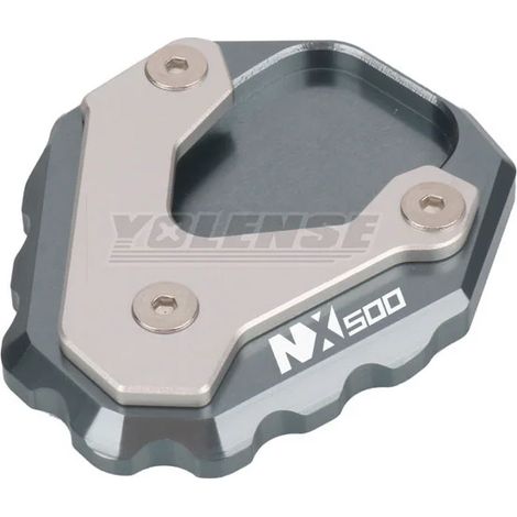(Nx500 Titanium) Béquille latérale CNC pour moto, extension de béquille compatible avec HONDA NX400 NX500 NX 400 NX 500 2023-2025 maxpower (1/4)