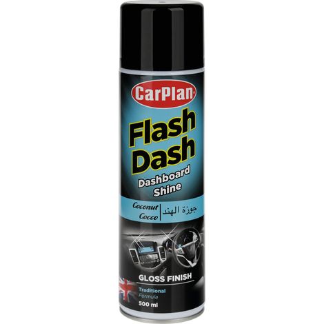 Flash Dash, pulitore per cruscotti, effetto lucido - 500 ml - Cocco