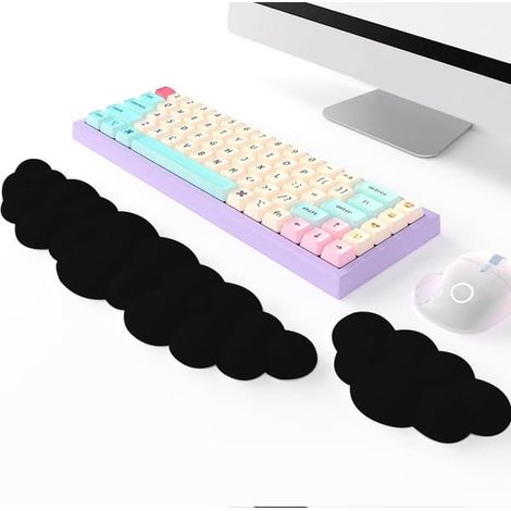 Repose-poignets pour clavier, en mousse à mémoire de forme souple (1/5)