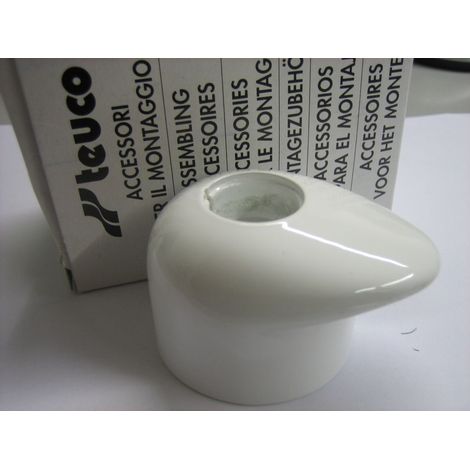 Ricambio maniglia  deviatore bianco Teuco 81085501 (1/2)