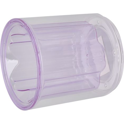 Porte-stylo rotatif de bureau, rangement PS, décoration intérieure pour stylos cosmétiques, violet (1/5)
