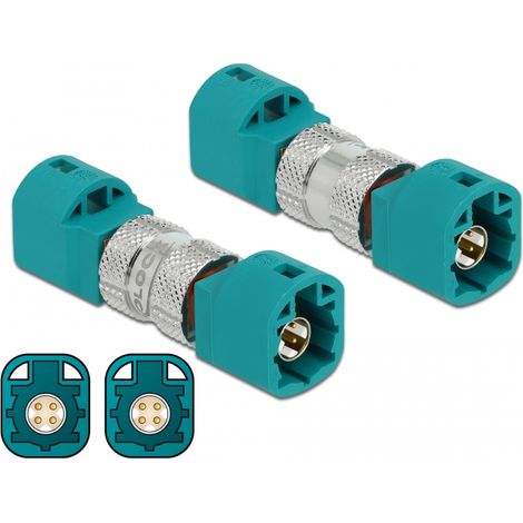 Delock Adaptador HSD Z macho a HSD Z macho