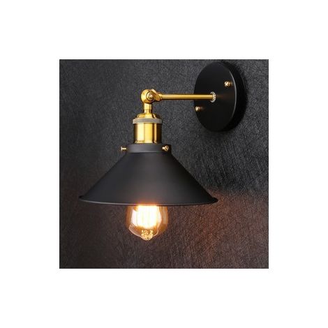 Applique Murale Décorative De Style Industriel Rétro Américain Escalier Couloir Balcon Allée Lumière Simple Restaurant Cour Fer Forgé Chambre Fond Applique Murale éclairage intérieur (1/3)