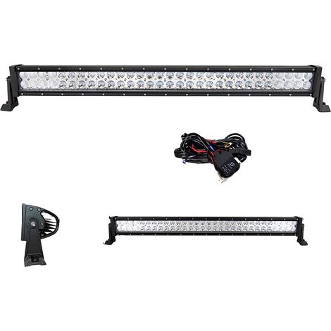 Barra de luz LED, patrón de haz combinado, diseño impermeable, 32 pulgadas con cable. (1/2)