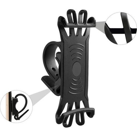 i-Bike CB-1025 supporto per personal communication Supporto passivo Telefono cellulare/smartphone Nero (1/4)