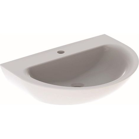 Lavabo Geberit RENOVA avec trou pour robinet sans trop plein 700x520mm blanc