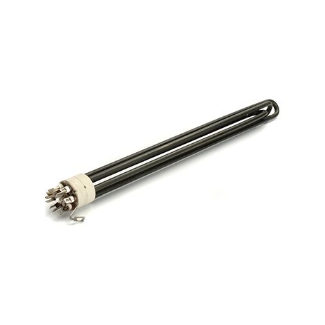 Geschirmter Trockenwiderstand Typ Kreb, Alle Stromarten, ø: 40 mm, Leistung 2000 W, Länge des Griffs: 460 mm.