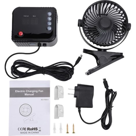 Minuteur numérique, ventilateur électrique de refroidissement (1/5)