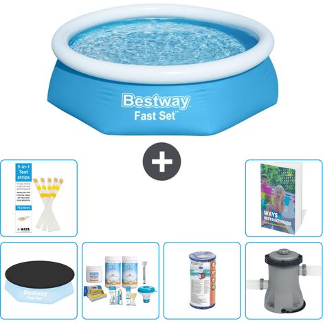 Bestway Bestway Fast Set Ronde - 244x61 cm - 7-pièces S34 (1/5)