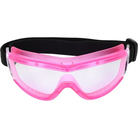 Lunettes de protection anti-buée, anti-poussière et imperméables pour enfants, unisexes, pour le cyclisme, coupe-vent (rose) (1/5)