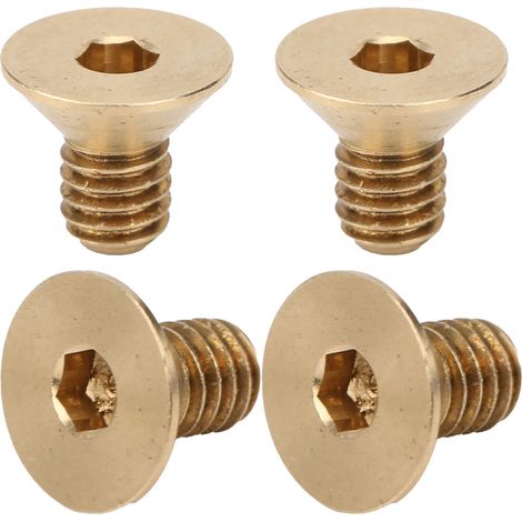 50 Stück Flachsechskantschrauben mit Senkkopf aus Kupfer, Befestigungselemente, Industriebedarf M4M4x7 (1/5)