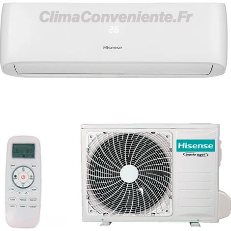 Climatiseur Mono Split Réversible Hisense Easy Smart A++ 18000 BTU Inverter Wi-Fi (CA50XS1GW + CA50XS1GG)