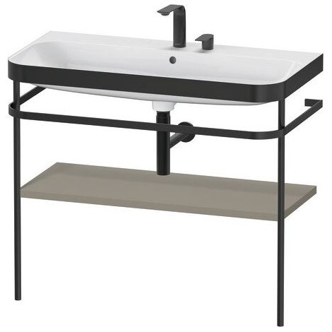 DURAVIT HP4738E9292 Métal k. avec Happy D.2 Plus, socle au sol