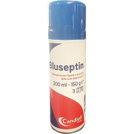 Bluseptin detergente per l'igiene e la pulizia della cute integra degli animali 200 ml