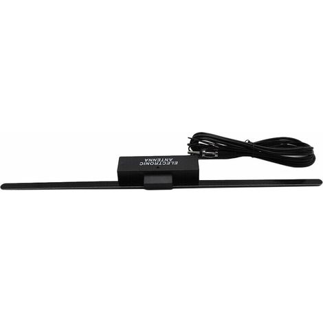 Klebende Autoradio-Antenne, Windschutzscheiben-Antenne, Signalverstärker, Auto-LKW-Radio, Universal-Verstärkerantenne, Schwarz