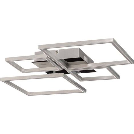 [NEUWERTIG] B-Ware Briloner Deckenleuchte Frame LED Lampe dimmbar 4-flammig Aluminium 75x46,7cm (1/2)