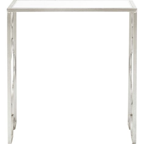 Premier Housewares Merlin Silver Leaf Side Tables Ä‚ËĂ˘â€šÂĂ˘â‚Ĺ› Set of 2 (1/5)