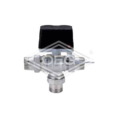 Robinet motorisé 1’’, 24V 3,5VA 10 Nm, 90°/60 sec, FMxFMxFM, forage L