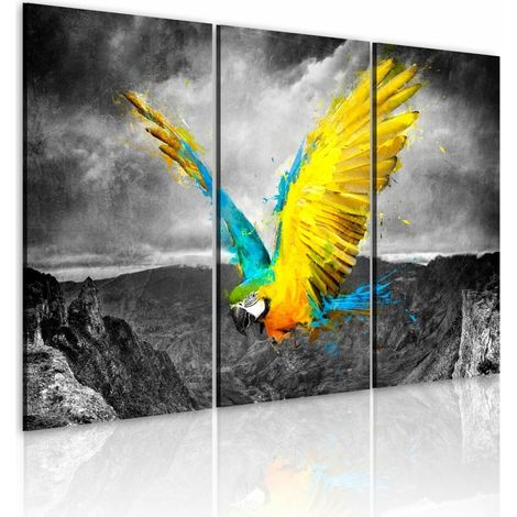 Tableau oiseau de paradis - 120 x 80 cm (1/4)