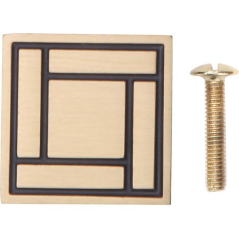1 Poignée de meuble en cuivre pur, finition brillante, pour tiroir et armoire (1/5)