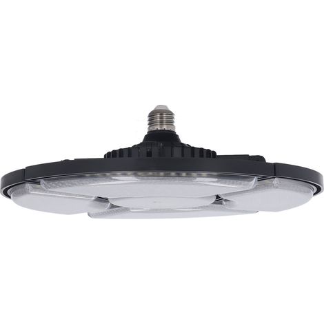 Luminaire LED pour Garage 120W, 11000LM, Blanc, 4 Panneaux Réglables, pour Atelier et Hangar, 85‑265V (1/5)