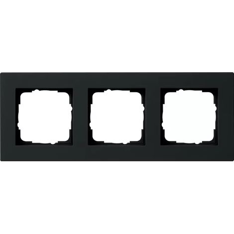 Gira ABDECKRAHMEN 3F FLACH SW M (0213095 E2) (1/2)