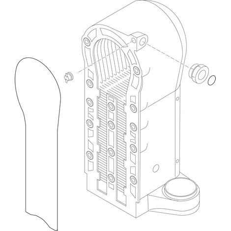 Ersatzteil 87154069400 Wärmetauscher von BOSCH - 87154069400