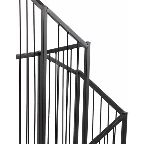 Porte-parapluie domestique en métal, couleur vive, stable, petit support de rangement pour parapluies de porte, noir (1/5)