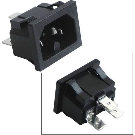 Conector 3 terminales macho en chasis para gofrera LAGRANGE C072287