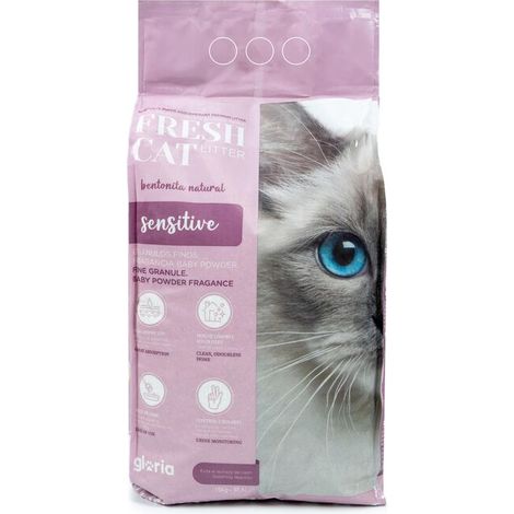 Arena para Gatos Gloria Bentonita Premium Sensitive 15 kg (1/2)