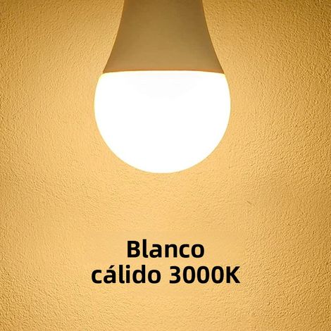 Ampoule LED (blanc chaud 15W, culot à vis E14), 220V, adaptée à l'éclairage quotidien du salon. (1/5)