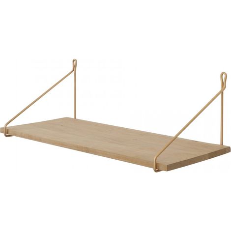 Etagère Vintage Chêne Rustique Brut 60 x 25 cm (1/4)