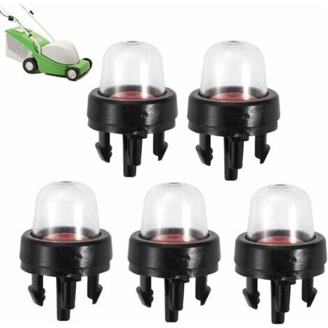 5 Pièces Ampoules Amorçage d'Essence Pompe d'Amorçage Débroussailleuse Bulle d'Huile de Carburateur Accessoires de Rechange pour Tronçonneuse- (1/4)