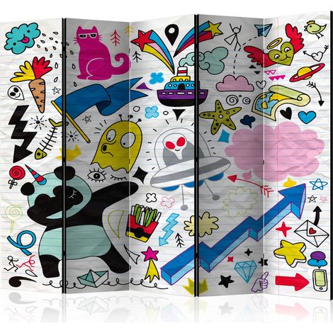 Paravento - Energetic Panda II [Room Dividers] - 225x172 (1/4)