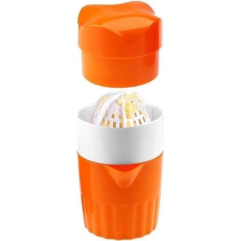 Spremiagrumi manuale per uso domestico, bottiglia per succo, pressa per agrumi, spremiagrumi, tazza spremiagrumi portatile (1/4)