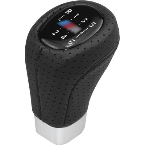 1pc Compatible BMW série (6 vitesses) 1 série 3 série, tête de vitesse de voiture, pommeau de levier de vitesse 6 vitesses pour pièces automobiles de manette de vitesse Handball (1/4)