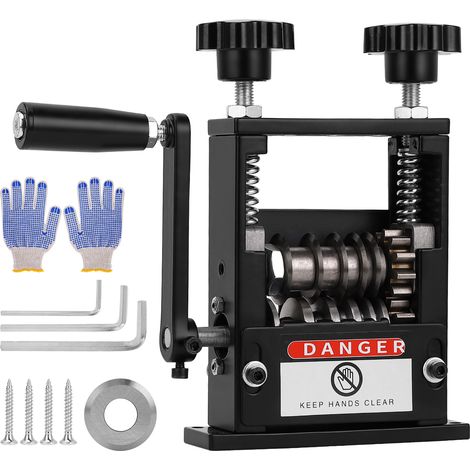 Denudeur Cable Electrique, Machine à Dénuder le Cuivre Manuelle avec 6 Canaux et 5 Lames, Denudeur Cable pour 3 à 17 mm, Denudeuse de Cable Electrique pour le Recyclage des Déchets de Cuivre (1/5)