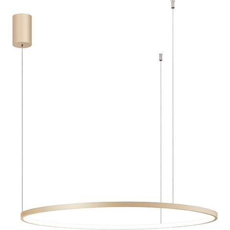 Suspension LED dimmable design moderne Soel 80 - Or (1/2)