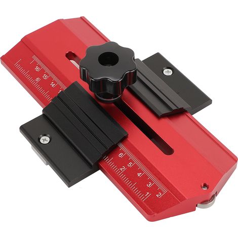 Guide de découpe fine en acier inoxydable pour scie à ruban et toupie, gabarit précis de chant à tronçonner compact 660g (1/5)