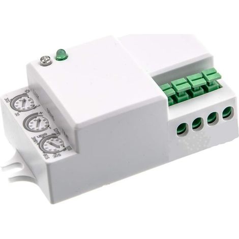 Motion 50HFLV Mini-Radar-Bewegungsmelder für den Innenbereich, 360°-Erfassungsbereich, 12–24 V, Einbau-LED-Bewegungsmelder, Bewegungssensor (1/2)
