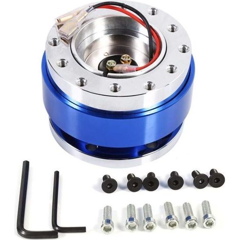 Steering Wheel Hub Adapter, Universal 6 Hole Ball Steering Wheel Quick Release Hub Adapter Kit (1/5)