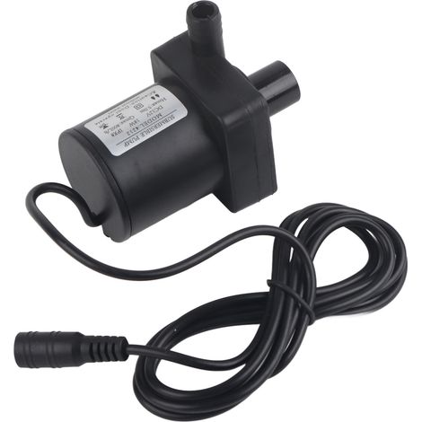 12V Gleichstrom 18W 800L/h Tauchpumpe, leiser bürstenloser Motor, Mini-Tauchpumpe für Teich, Aquarium, Schwimmbad, Pool. (1/5)