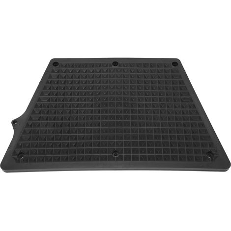 Plaque de fixation trapézoïdale PVC noir pour moteur hors-bord, parfaite pour bateau pneumatique, canoë et voilier. (1/5)