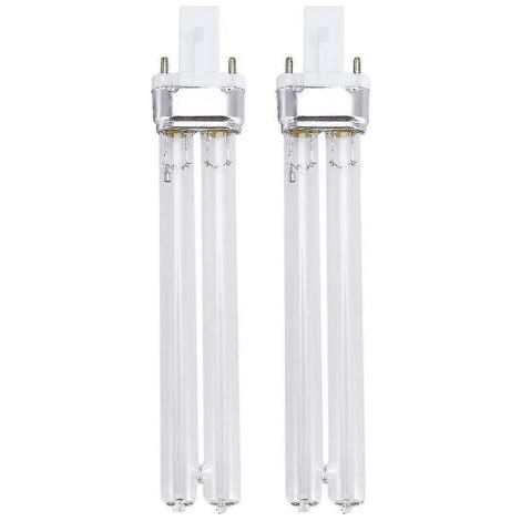 Lot de 2 lampes de désinfection ultraviolette UV de 11 W pour stérilisateur d'aquarium (AGE) (1/2)