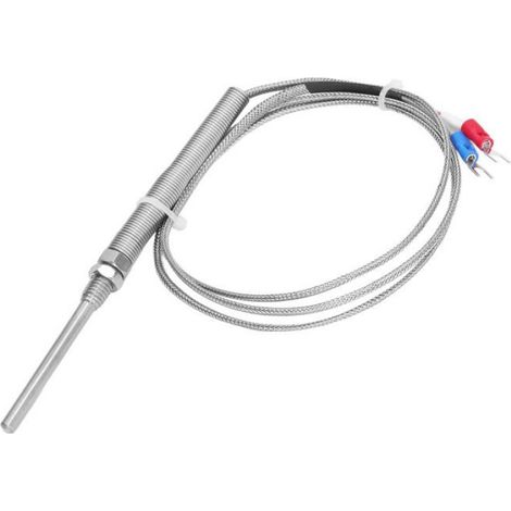 Pwshymi capteur de thermocouple Pwshymi thermocouple M8 Pwshymi thermocouple à sonde 50 mm electronique capteur 3 1 m / 3,3 pieds (1/5)